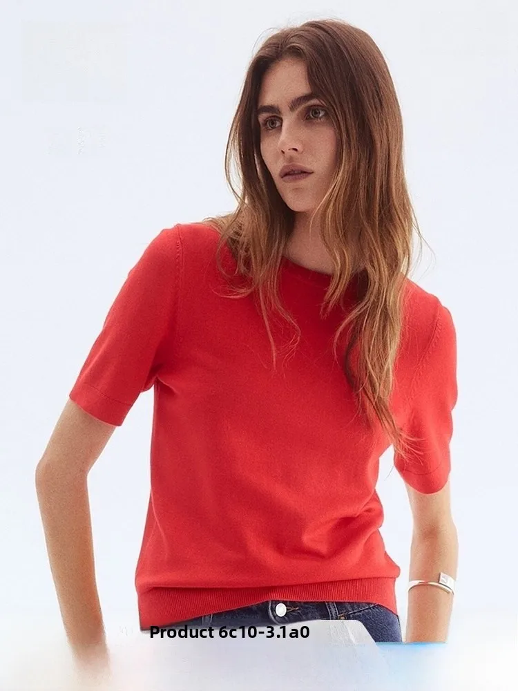 Faionable Close-Knit round Ne Sweater Inner Wear Top Women's Knitted Sweater Spring Season H&M Ladies Faion Clothing
Faionable Close-Knit round Ne Sweater Inner Wear Top Women's Knitted Sweater Spring Season H&M Ladies Faion Clothing