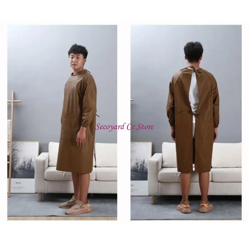 N3UC Industrial Strength Apron Full Arm Protections PU Leather Construction Workwears Stain Resistant Surfaces Heavy Duty Use
N3UC Industrial Strength Apron Full Arm Protections PU Leather Construction Workwears Stain Resistant Surfaces Heavy Duty Use
