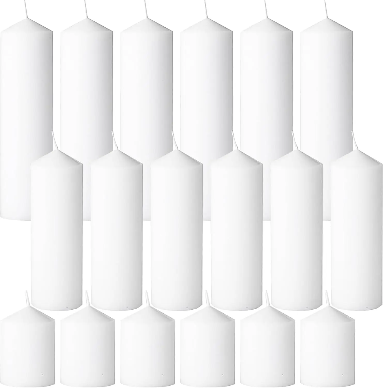 Набор белых свечей на столбе из 18 предметов, 2x3/2x6/2x8 дюймов, без капель, без аромата, для мероприятий и домашнего декора
Набор белых свечей на столбе из 18 предметов, 2x3/2x6/2x8 дюймов, без капель, без аромата, для мероприятий и домашнего декора