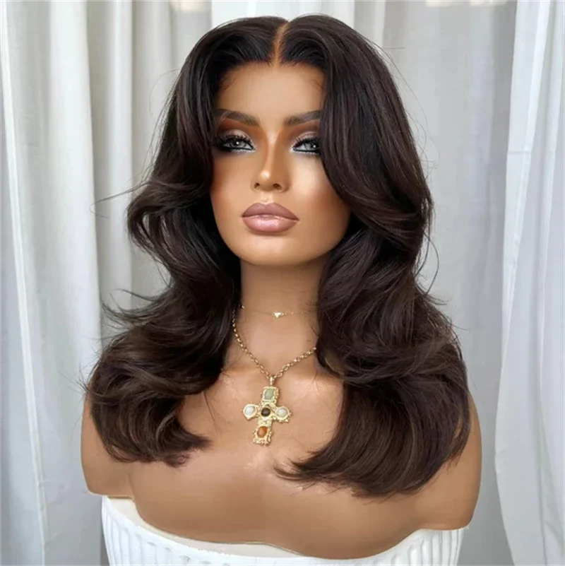 26inch Long Brown Body Wave Wig for Women 180 Density Lace Front Heat Resistant Synthetic Glueless Preplucked Daily
26inch Long Brown Body Wave Wig for Women 180 Density Lace Front Heat Resistant Synthetic Glueless Preplucked Daily