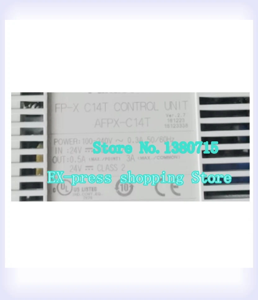 New AFPX-C14T PLC AC100-240V 8 DC Input Points 6 NPN Output Points FP-X Control Unit
New AFPX-C14T PLC AC100-240V 8 DC Input Points 6 NPN Output Points FP-X Control Unit