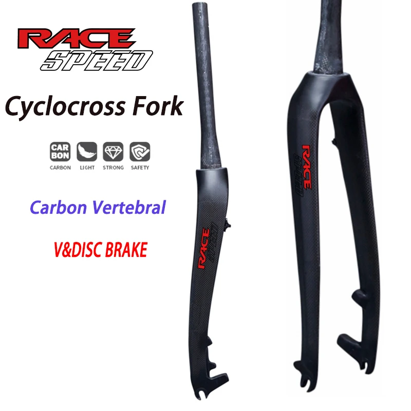 Cruisers City fork 700C Cyclocross Travel Road Bike Hard Fork Full Carbon Tapered Tube Rigid Forks Disc Brake Bicycle Parts
Cruisers City fork 700C Cyclocross Travel Road Bike Hard Fork Full Carbon Tapered Tube Rigid Forks Disc Brake Bicycle Parts