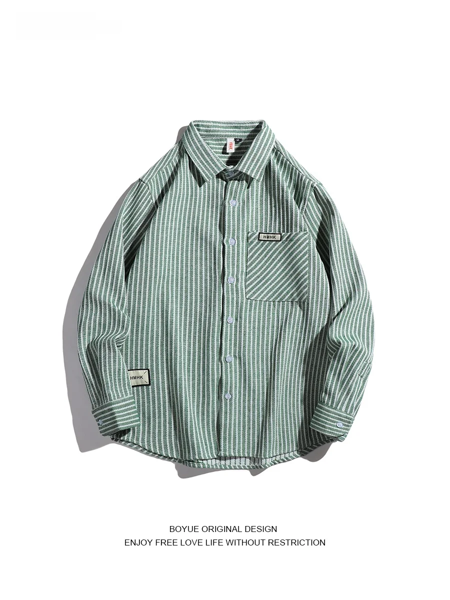 Молодежная повседневная куртка Boyue Long Sve в полоску, модная верхняя одежда свободного кроя, осенняя коллекция
Молодежная повседневная куртка Boyue Long Sve в полоску, модная верхняя одежда свободного кроя, осенняя коллекция