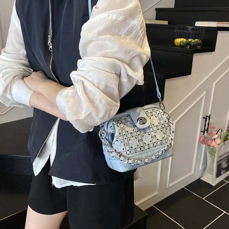 Chain bag for women 2025 new fashion diamond grid chain bag women's hot diamond denim shoulder crossbody bag bolso marca lujo
Chain bag for women 2025 new fashion diamond grid chain bag women's hot diamond denim shoulder crossbody bag bolso marca lujo