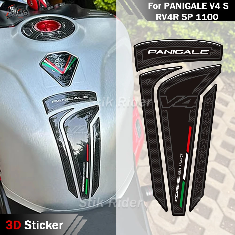 Motorcycle 3D Stickers Tank Pad Grips Knee Kit Gas Fuel Oil Protector Decals For Ducati PANIGALE V4 S RV4R SP 1100
Motorcycle 3D Stickers Tank Pad Grips Knee Kit Gas Fuel Oil Protector Decals For Ducati PANIGALE V4 S RV4R SP 1100 