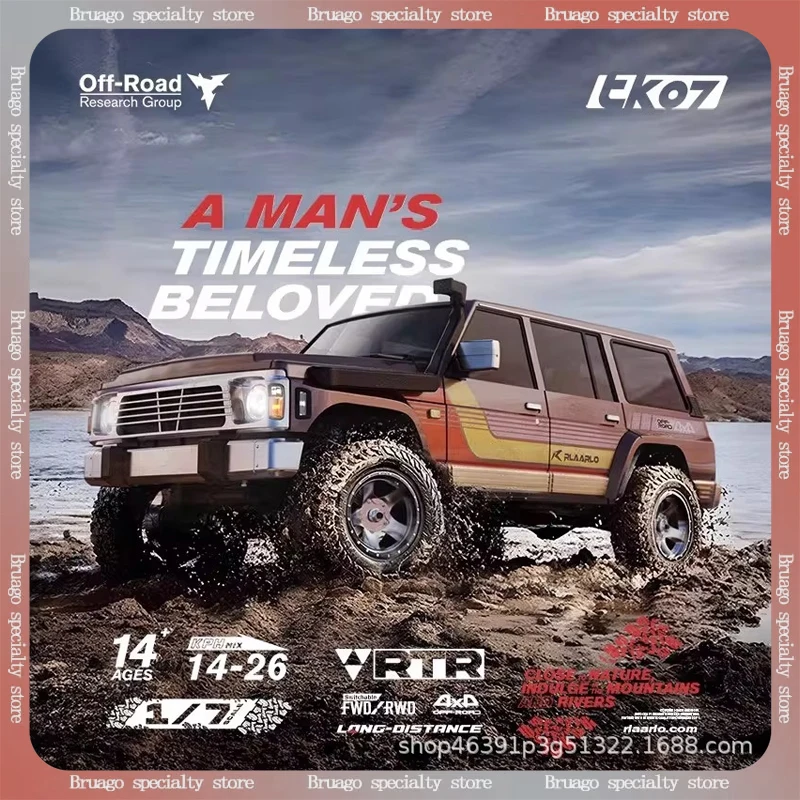 Rlaarlo TK07 1/7 Scale Remote Control Electric Four-Wheel Drive Climbing Car Dual-Speed Differential Lock Off-Road RC Model Car
Rlaarlo TK07 1/7 Scale Remote Control Electric Four-Wheel Drive Climbing Car Dual-Speed Differential Lock Off-Road RC Model Car
