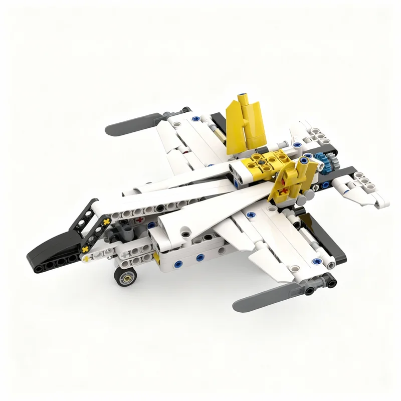 271pcs MOC Jet Plane Technical Model Building Blocks Construction Toy Christmas Gifts DIY Creative Idea Education Assemble Brick
271pcs MOC Jet Plane Technical Model Building Blocks Construction Toy Christmas Gifts DIY Creative Idea Education Assemble Brick