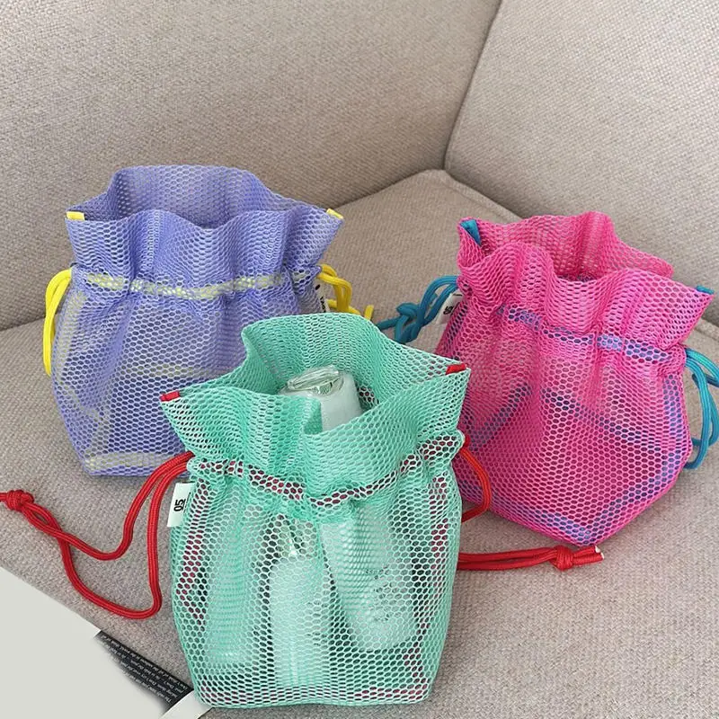 Mesh Makeup Bag Drawstring Pocket Girl Travel Toiletry Pouch Bag Portable Foldable Casual Swimming Storage Bag Wash Bag NEW
Mesh Makeup Bag Drawstring Pocket Girl Travel Toiletry Pouch Bag Portable Foldable Casual Swimming Storage Bag Wash Bag NEW