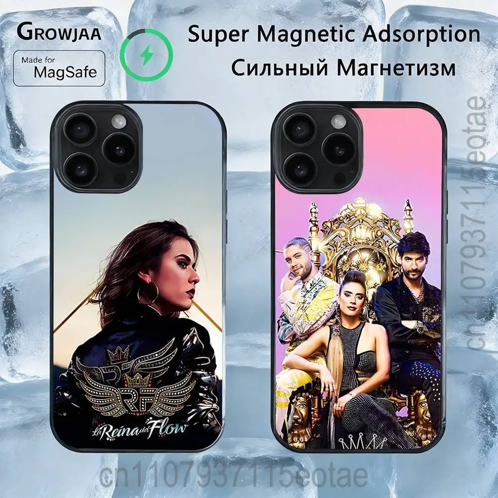 Queen of Flow La Reina Del Flow Magnetic Wireless Charging Case For iPhone 11,12,13,14,15,16,17,Pro,Max,Plus Shockproof Cover
Queen of Flow La Reina Del Flow Magnetic Wireless Charging Case For iPhone 11,12,13,14,15,16,17,Pro,Max,Plus Shockproof Cover