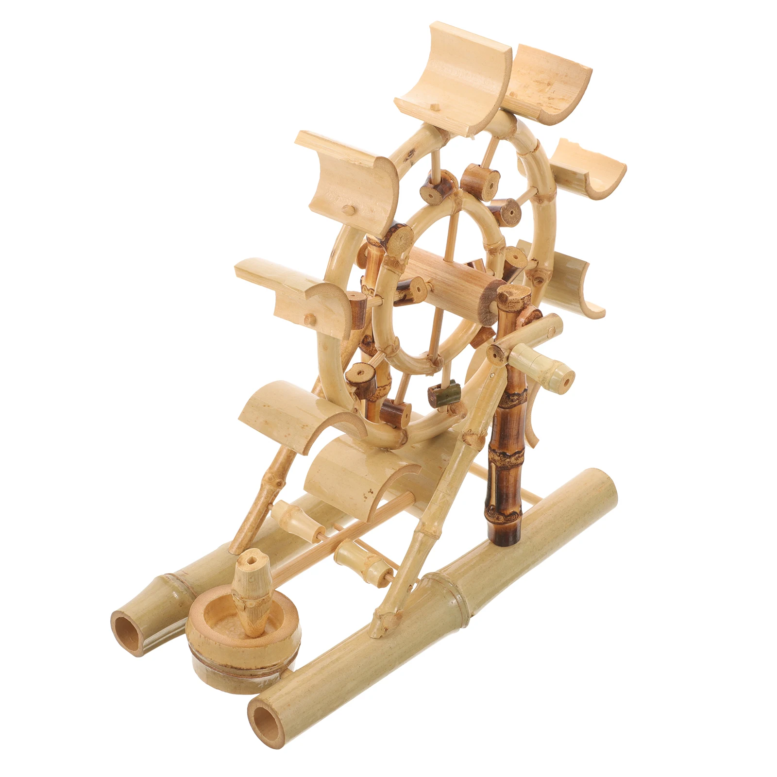Bamboo Waterwheel H made Crafts for Desktop Home Bamboo Water Wheel Model Decor Tabletop naments Water Cart Design Gift
Bamboo Waterwheel H made Crafts for Desktop Home Bamboo Water Wheel Model Decor Tabletop naments Water Cart Design Gift