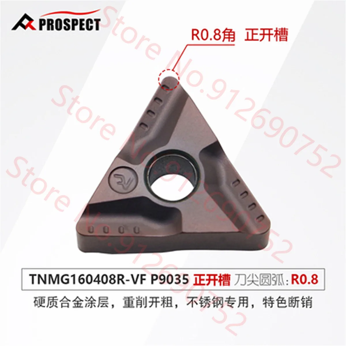 PROSPECT TNMG160408-TM NF P6205T P9125 TNMG160404L TNMG160404R TNMG160408R-VF S PS530A P9035 P3135 Carbide Insert TNMG Inserts
PROSPECT TNMG160408-TM NF P6205T P9125 TNMG160404L TNMG160404R TNMG160408R-VF S PS530A P9035 P3135 Carbide Insert TNMG Inserts