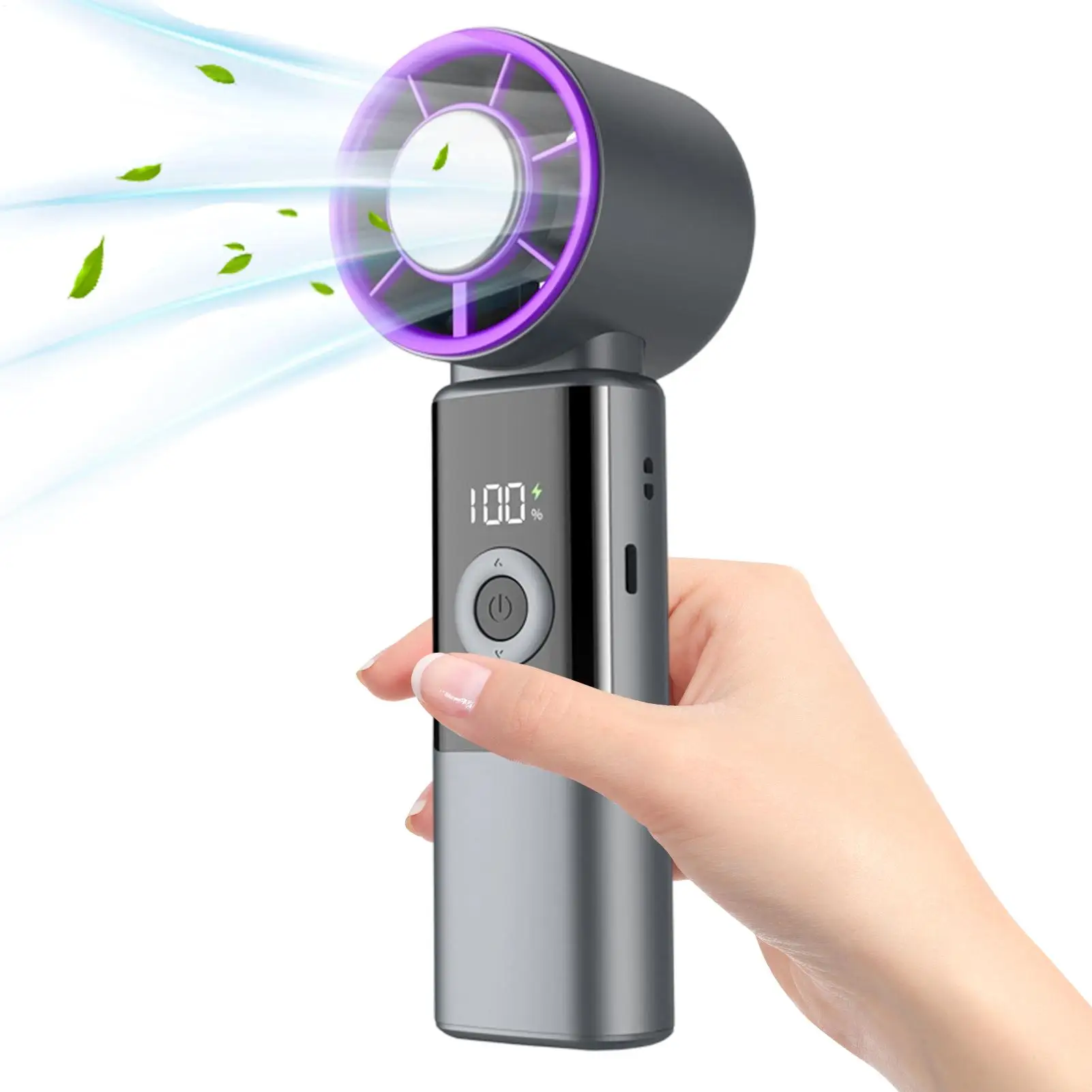 Портативный ручной вентилятор с цифровым дисплеем, тихий, для охлаждения, компактный, для дома, улицы, летних путешествий, отдыха и кемпинга
Портативный ручной вентилятор с цифровым дисплеем, тихий, для охлаждения, компактный, для дома, улицы, летних путешествий, отдыха и кемпинга