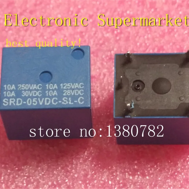 Free shipping 50pcs/lots SRD-05VDC-SL-C SRD-09VDC-SL-C SRD-12VDC-SL-C SRD-24VDC-SL-C 5V 9V 12V 24V 10A 250VAC 5PIN In stock!
Free shipping 50pcs/lots SRD-05VDC-SL-C SRD-09VDC-SL-C SRD-12VDC-SL-C SRD-24VDC-SL-C 5V 9V 12V 24V 10A 250VAC 5PIN In stock!