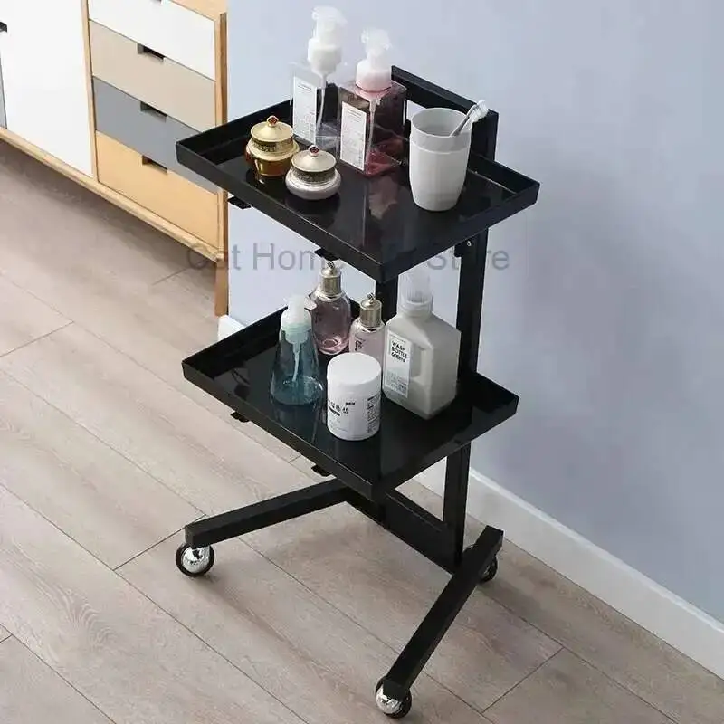 Auxiliary Trolleys for Living Room Professional Household Trolley Machine Beauty Salon Cart Wheels Nails Furniture Black Tray
Auxiliary Trolleys for Living Room Professional Household Trolley Machine Beauty Salon Cart Wheels Nails Furniture Black Tray