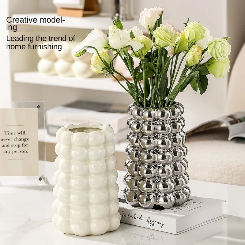 Ceramic Vase Decoration Nordic Minimalist Room Decoration Hydroponic Flower Arrangement High-end art Home Decoration Vase
Ceramic Vase Decoration Nordic Minimalist Room Decoration Hydroponic Flower Arrangement High-end art Home Decoration Vase