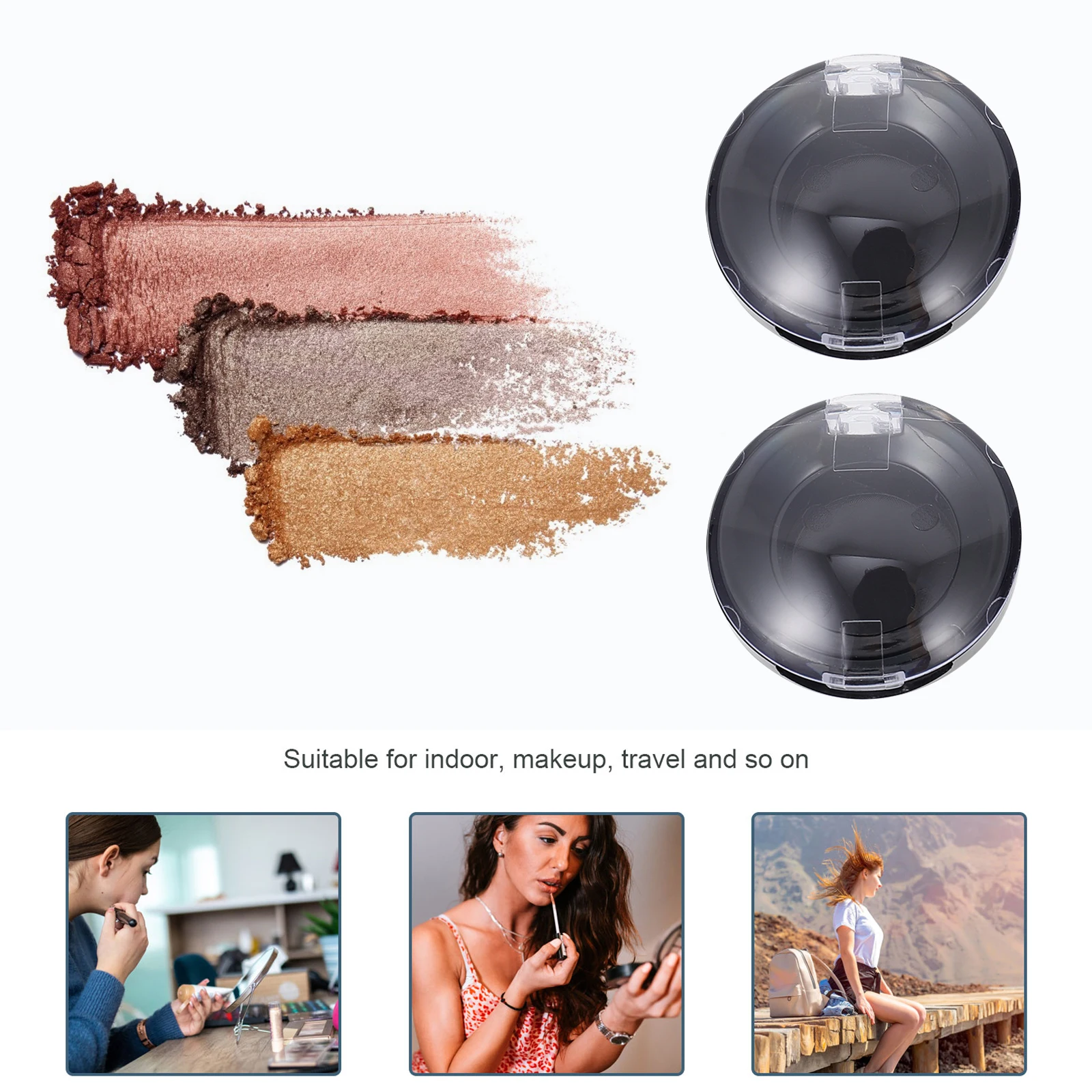 8 Pcs Makeup Palette Eye Shadow Box Travel Storage Plastic Container Empty Eyeshadow Containers
8 Pcs Makeup Palette Eye Shadow Box Travel Storage Plastic Container Empty Eyeshadow Containers