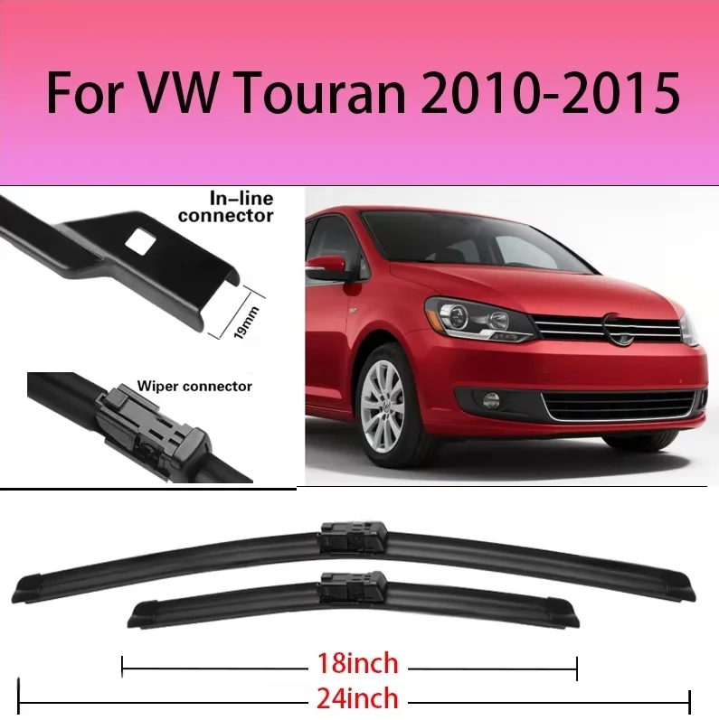 Wiper Front Wiper Blades For VW Touran 2010 2011 2012 2013 2014 2015 Windshield Windscreen 24"+18" Accessories
Wiper Front Wiper Blades For VW Touran 2010 2011 2012 2013 2014 2015 Windshield Windscreen 24"+18" Accessories
