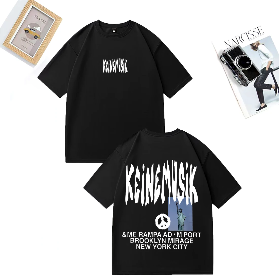 Classic Summer Keinemusik X Pacha print T Shirt Men Women's Fashion Cotton Short Sleeve Hip Hop Tops Clothes Streetwear T shirts
Classic Summer Keinemusik X Pacha print T Shirt Men Women's Fashion Cotton Short Sleeve Hip Hop Tops Clothes Streetwear T shirts