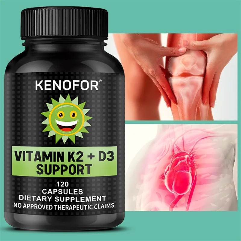 Vitamin D3 + K2 Capsules, Support Bone Teeth Immune & Cardiovascular Health, Stabilize Mood & Boost Daily Energy, Vegan
Vitamin D3 + K2 Capsules, Support Bone Teeth Immune & Cardiovascular Health, Stabilize Mood & Boost Daily Energy, Vegan