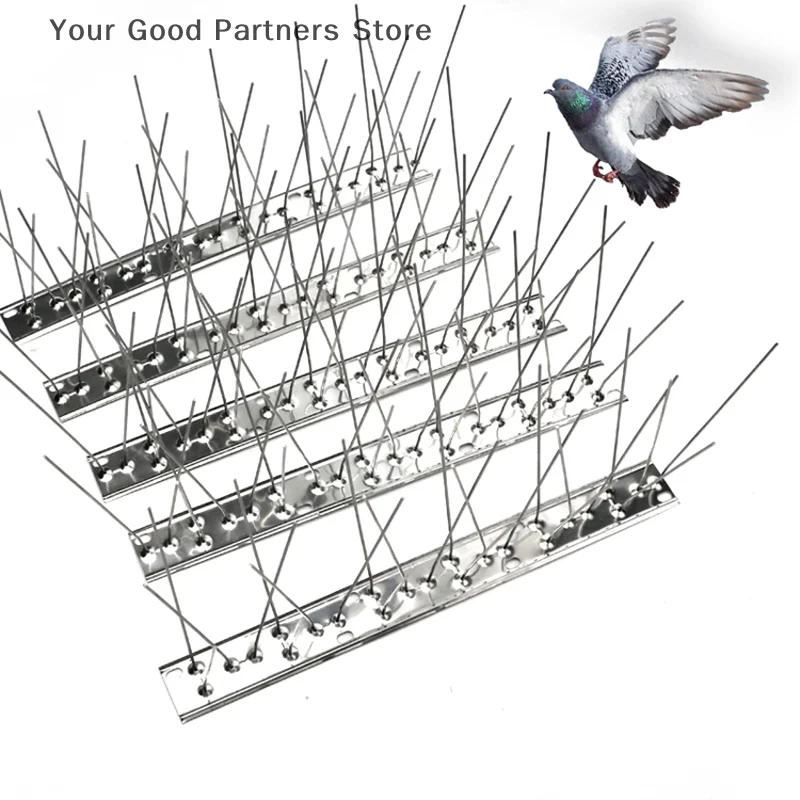 1 Set Stainless Steel Anti Pigeon Spikes Bird Spikes Pigeon Spikes And Bird Repeller Deterrent Anti Bird Pigeon Repellent
1 Set Stainless Steel Anti Pigeon Spikes Bird Spikes Pigeon Spikes And Bird Repeller Deterrent Anti Bird Pigeon Repellent
