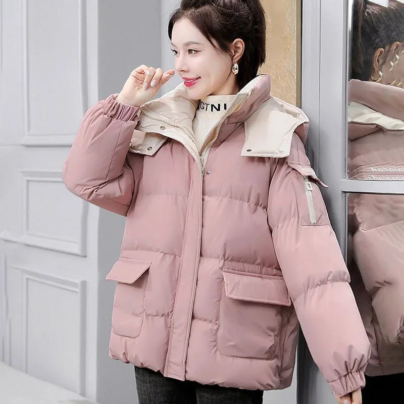 New Winter Women's Warm Down Cotton Jacket, Hooded Parker Outerwear, Thicke Quilted Jacket Female Student Casual Cotton Clothes
New Winter Women's Warm Down Cotton Jacket, Hooded Parker Outerwear, Thicke Quilted Jacket Female Student Casual Cotton Clothes