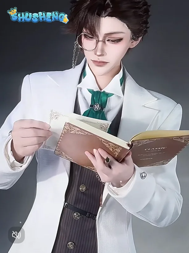 Identity V Novelist Orpheus Cosplay Costume Halloween Christmas New white handsome men woman suit jacket vest tie props uniform
Identity V Novelist Orpheus Cosplay Costume Halloween Christmas New white handsome men woman suit jacket vest tie props uniform