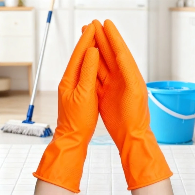 Thickened Waterproof Orange Nitrile Glove Mechanical and Auto Repair Work Thickened Non-slip Work Gloves Suitable for Cleaning
Thickened Waterproof Orange Nitrile Glove Mechanical and Auto Repair Work Thickened Non-slip Work Gloves Suitable for Cleaning