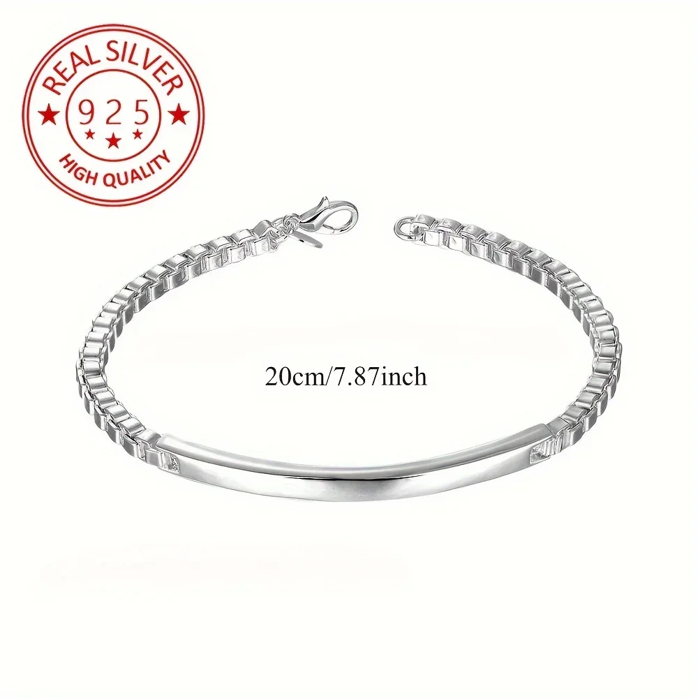Fashion 925 Sterling Silver Y2k Bracelets for Women Lady Men Fashion Party Holiday Gift Designer Jewelry Wedding Accessories
Fashion 925 Sterling Silver Y2k Bracelets for Women Lady Men Fashion Party Holiday Gift Designer Jewelry Wedding Accessories