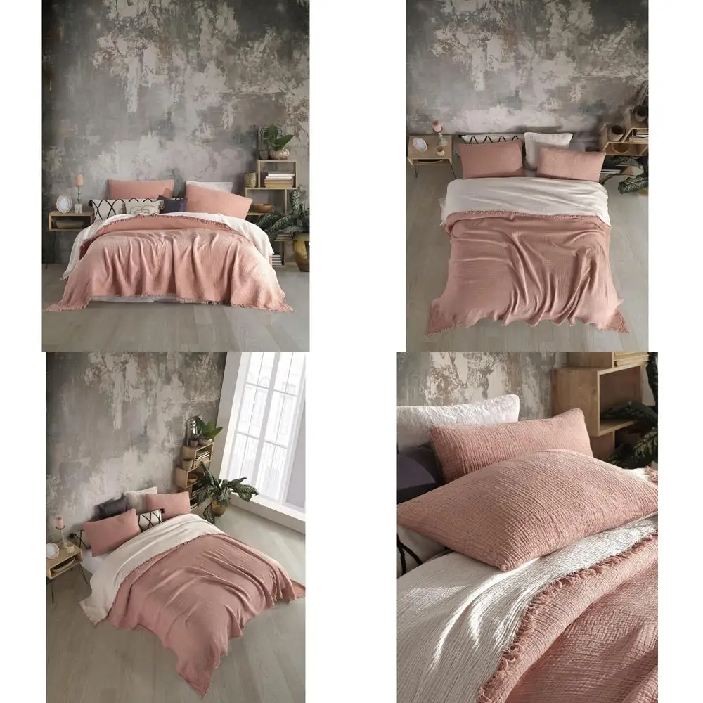 Двухцветные 4-слойные муслиновые пледы и наволочки из 100% органического хлопка — дышащие, ультрамягкие, легкие, предварительно моющиеся для комфорта
Двухцветные 4-слойные муслиновые пледы и наволочки из 100% органического хлопка — дышащие, ультрамягкие, легкие, предварительно моющиеся для комфорта