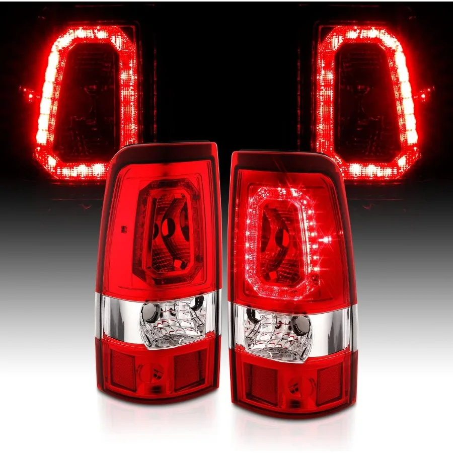Прозрачные красные светодиодные сменные задние фонари, комплект стоп-сигналов для Chevy Silverado 1500 2500 3500 и 2004 2006 Sierra Passenger an
Прозрачные красные светодиодные сменные задние фонари, комплект стоп-сигналов для Chevy Silverado 1500 2500 3500 и 2004 2006 Sierra Passenger an