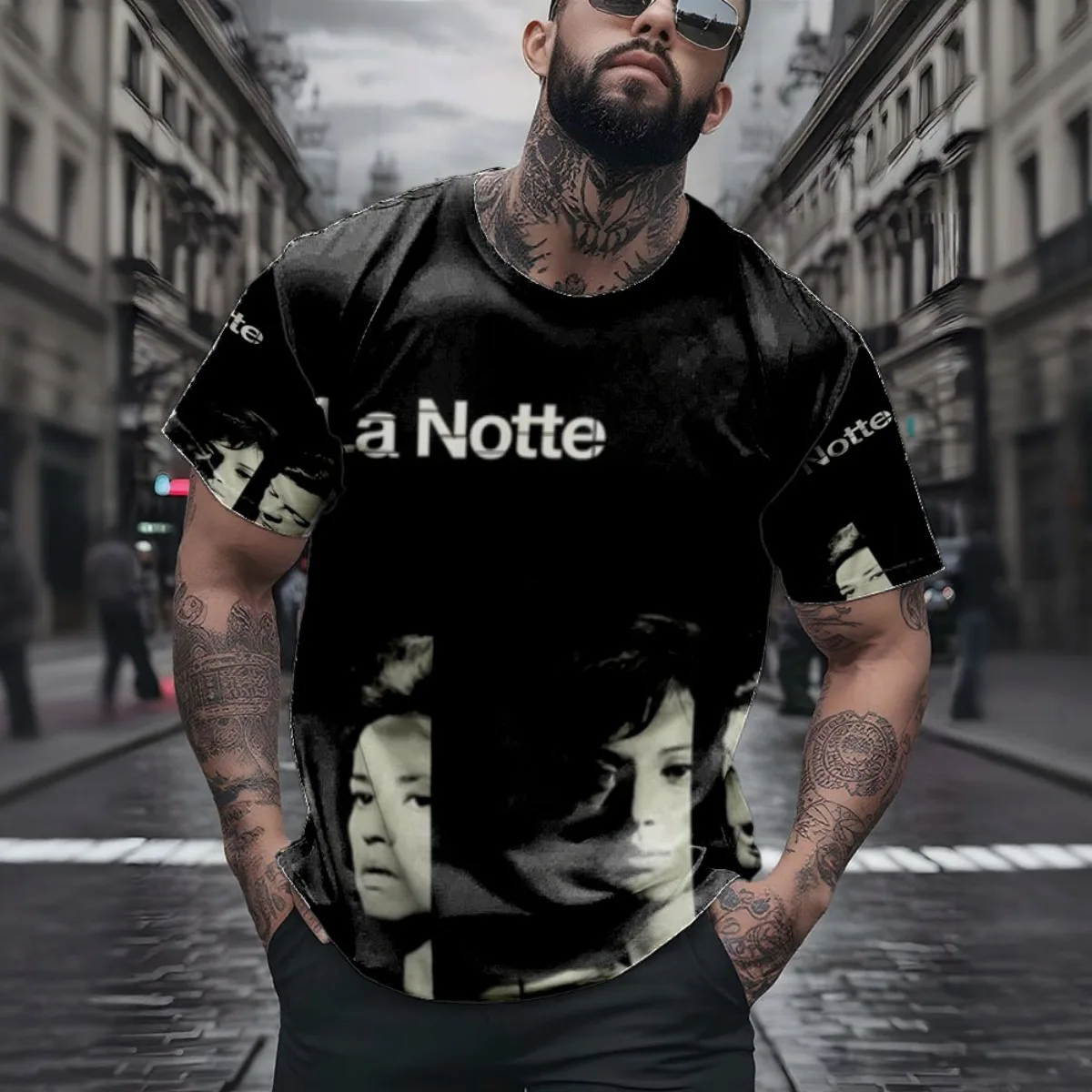 ;La Notte (1961) poster poster Poster New Arrival Fashion Men's Short Sleeve All-Over Print T-Shirt Unique All-Over Print Design
;La Notte (1961) poster poster Poster New Arrival Fashion Men's Short Sleeve All-Over Print T-Shirt Unique All-Over Print Design