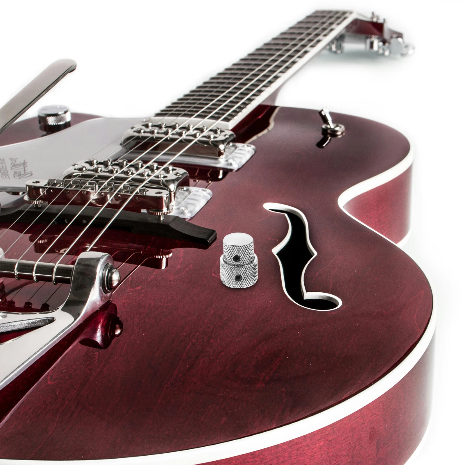 2 Pcs Guitar Rotary Knob Volume Control Knobs Aluminum Alloy Audio Potentiometer
2 Pcs Guitar Rotary Knob Volume Control Knobs Aluminum Alloy Audio Potentiometer