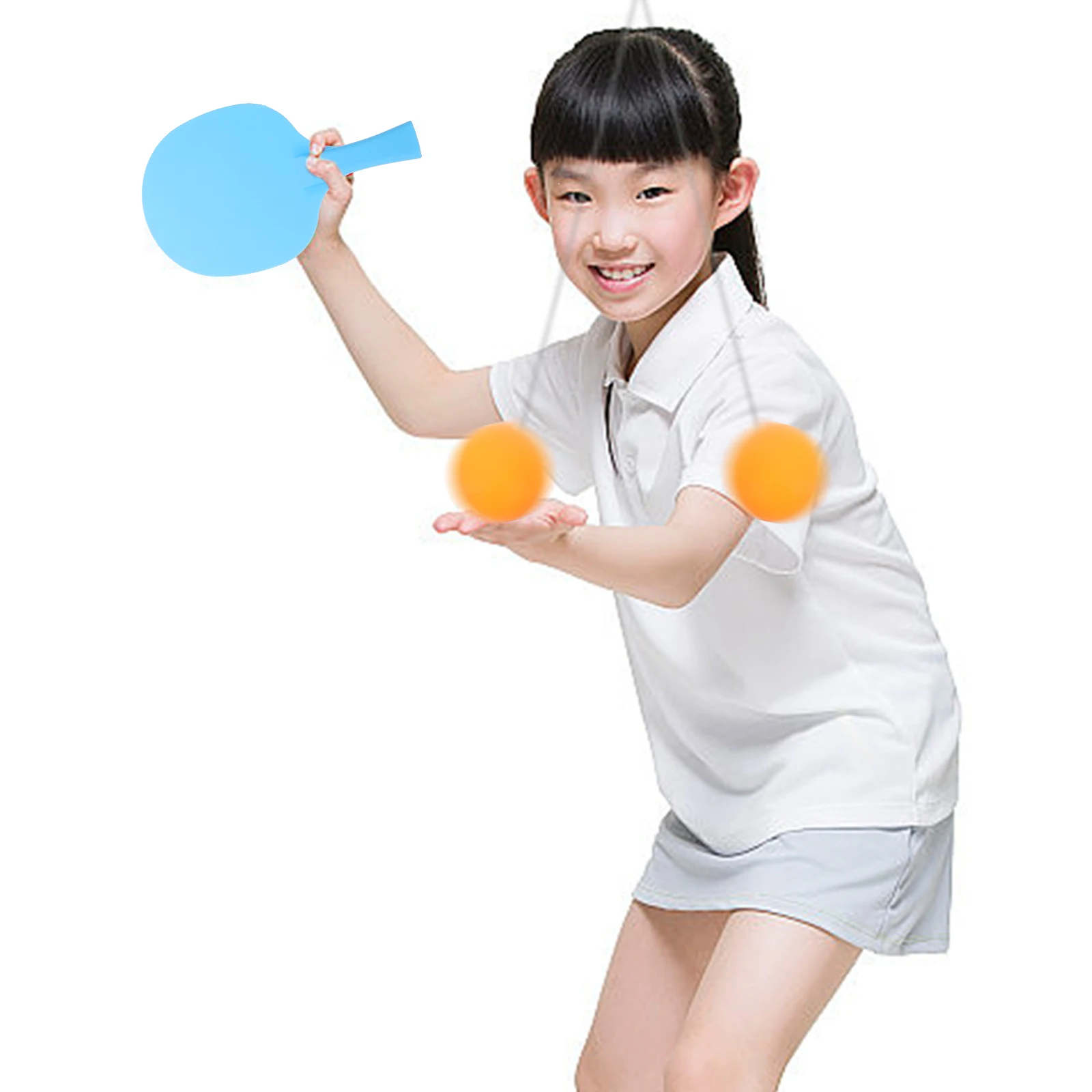 1 set Blue PP Material Indoor Racquet Game Hanging Table Tennis Trainer Rackets 5 Balls Kids Training Parent child Fun Toys Ball
1 set Blue PP Material Indoor Racquet Game Hanging Table Tennis Trainer Rackets 5 Balls Kids Training Parent child Fun Toys Ball