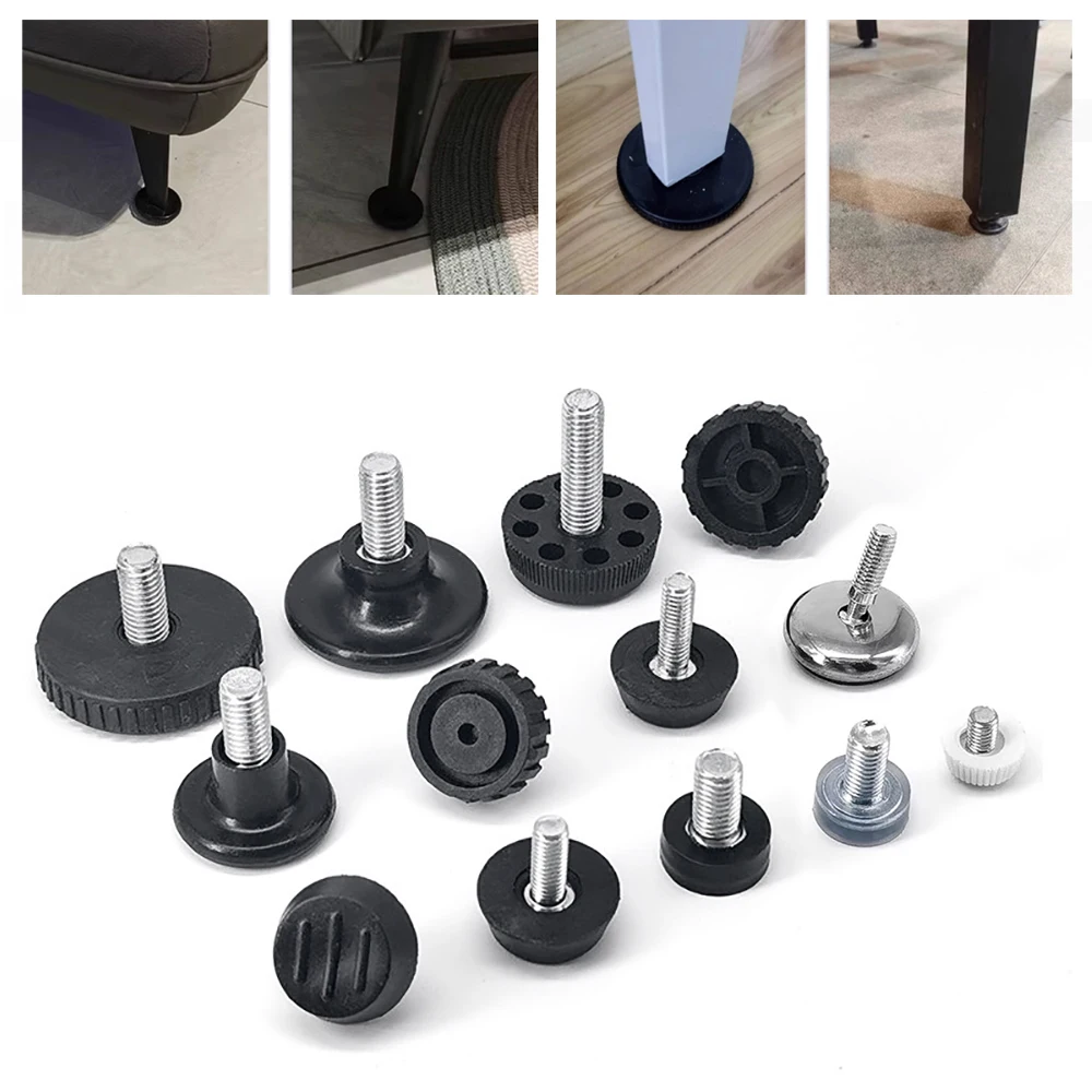 M6 M8 M10 Adjustable Leveling Feet Plastic Leveling Foot with Bolt Anti Vibration Shock Absorber Pad Feet Furniture Leg
M6 M8 M10 Adjustable Leveling Feet Plastic Leveling Foot with Bolt Anti Vibration Shock Absorber Pad Feet Furniture Leg