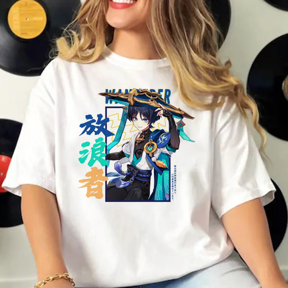 Genshin Impact Tee women soft fabric comic tshirt female graphic designer anime clothes
Genshin Impact Tee women soft fabric comic tshirt female graphic designer anime clothes