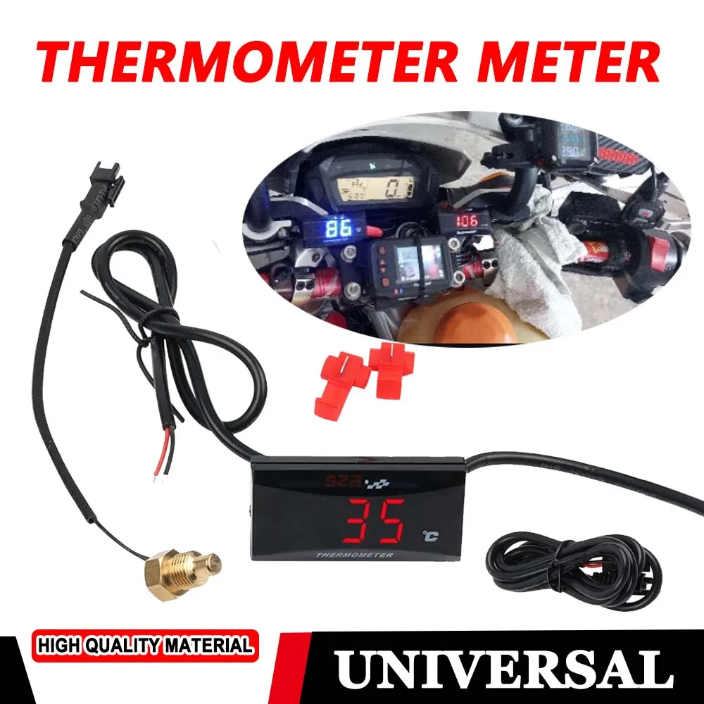Motorcycle Water Temperature Mini Meter For XMAX250 300 PCX TMAX NMAX CB 400 CB500X Sensor Thermomete Temp Gauges Scooter Racing
Motorcycle Water Temperature Mini Meter For XMAX250 300 PCX TMAX NMAX CB 400 CB500X Sensor Thermomete Temp Gauges Scooter Racing