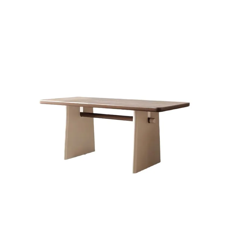 Household light cream wind small apartment white travertine new dining table
Household light cream wind small apartment white travertine new dining table