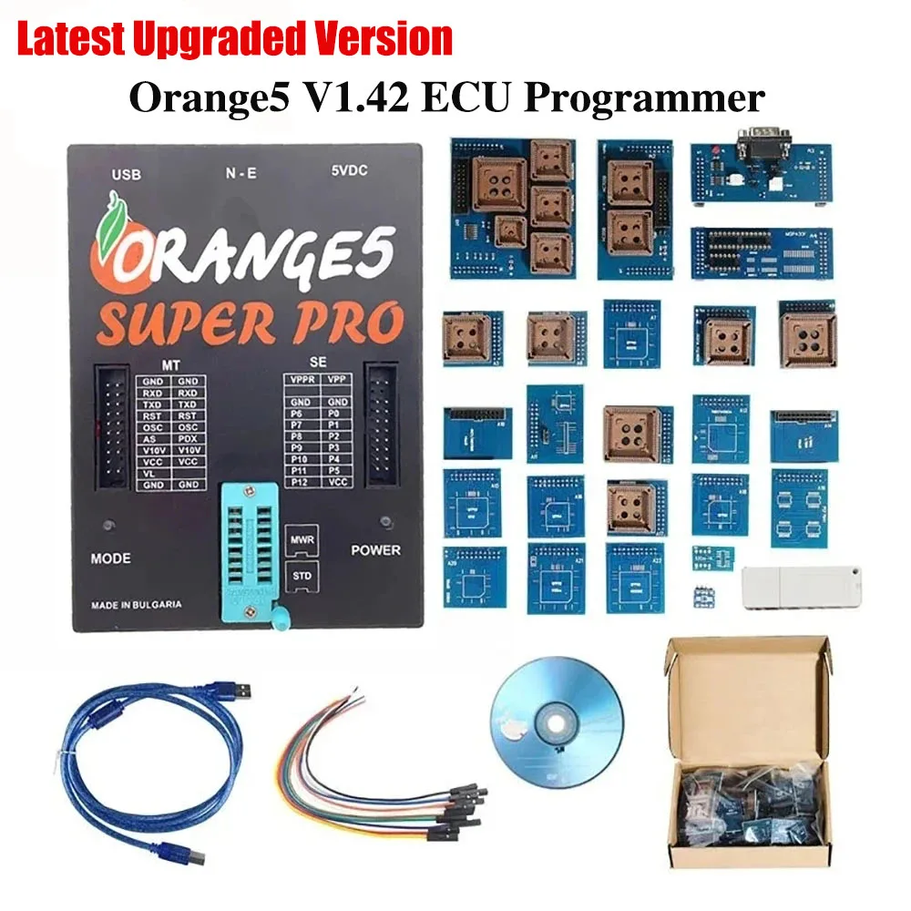 Upgraded Orange5 V1.42 ECU Programmer for Su-zuki for Hy-undai Add More Ecu Mcu List Program VS Orange 5 Super Pro 1.38
Upgraded Orange5 V1.42 ECU Programmer for Su-zuki for Hy-undai Add More Ecu Mcu List Program VS Orange 5 Super Pro 1.38
