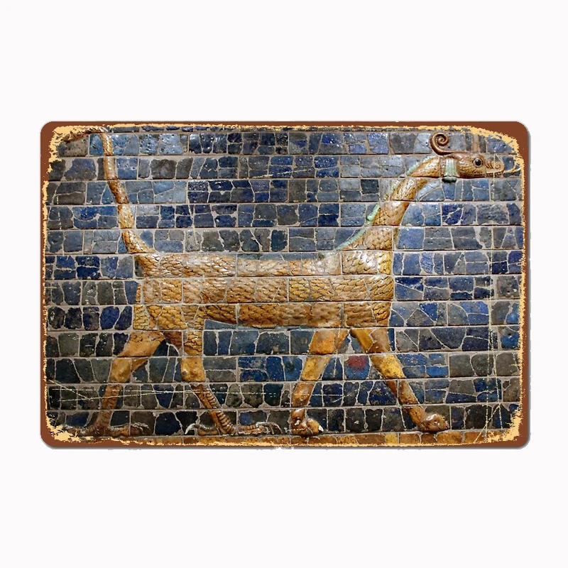 Babylonian Dragon of Ishtar Tablet Poster Metal Sign Club Indoor Room Decor Custom Tin Home Wall Decor
Babylonian Dragon of Ishtar Tablet Poster Metal Sign Club Indoor Room Decor Custom Tin Home Wall Decor