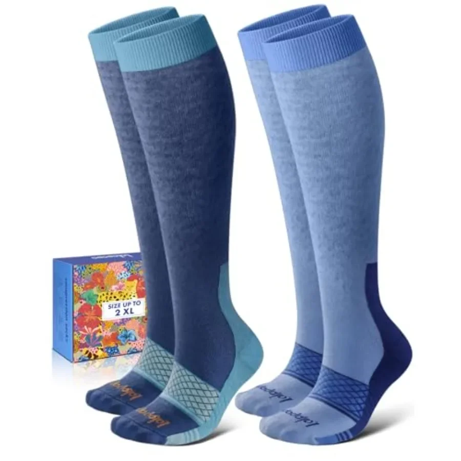 Cotton Compression Socks for Women Men - 2 Pairs 20-30mmHg Circulation Grid Arch Support Socks, Breathable
Cotton Compression Socks for Women Men - 2 Pairs 20-30mmHg Circulation Grid Arch Support Socks, Breathable