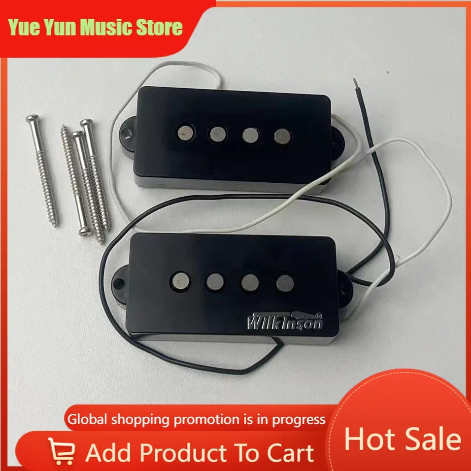Wilkinson 4-String Guitar Pickup by Yue Yun Music Store WBP Made in Korea for Electric Guitars
Wilkinson 4-String Guitar Pickup by Yue Yun Music Store WBP Made in Korea for Electric Guitars