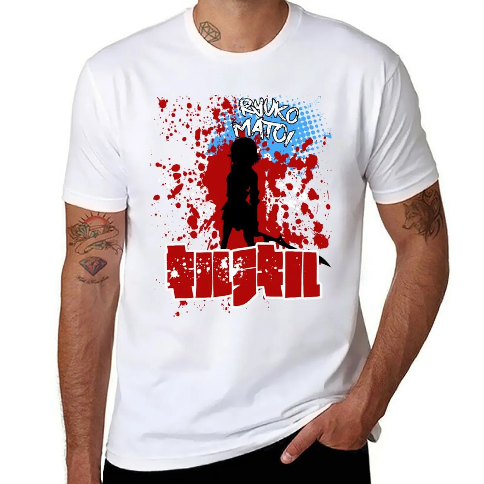 Ryuko splatter T-Shirt t shirts cotton 100% black cotton t-shirt plain for man package T-Shirt
Ryuko splatter T-Shirt t shirts cotton 100% black cotton t-shirt plain for man package T-Shirt