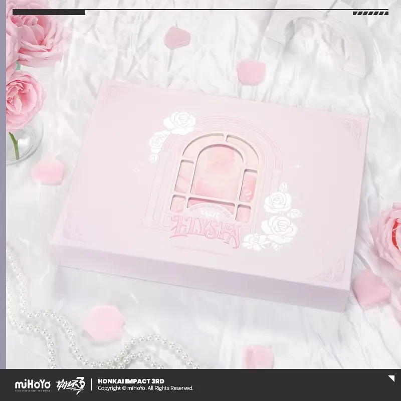 Официальный подарочный набор miHoYo Game Honkai Impact 3rd: тематическая коробка с Элизией, аниме-значок, лазерный билет, поздравительная открытка, украшение, аксессуары для косплея
Официальный подарочный набор miHoYo Game Honkai Impact 3rd: тематическая коробка с Элизией, аниме-значок, лазерный билет, поздравительная открытка, украшение, аксессуары для косплея