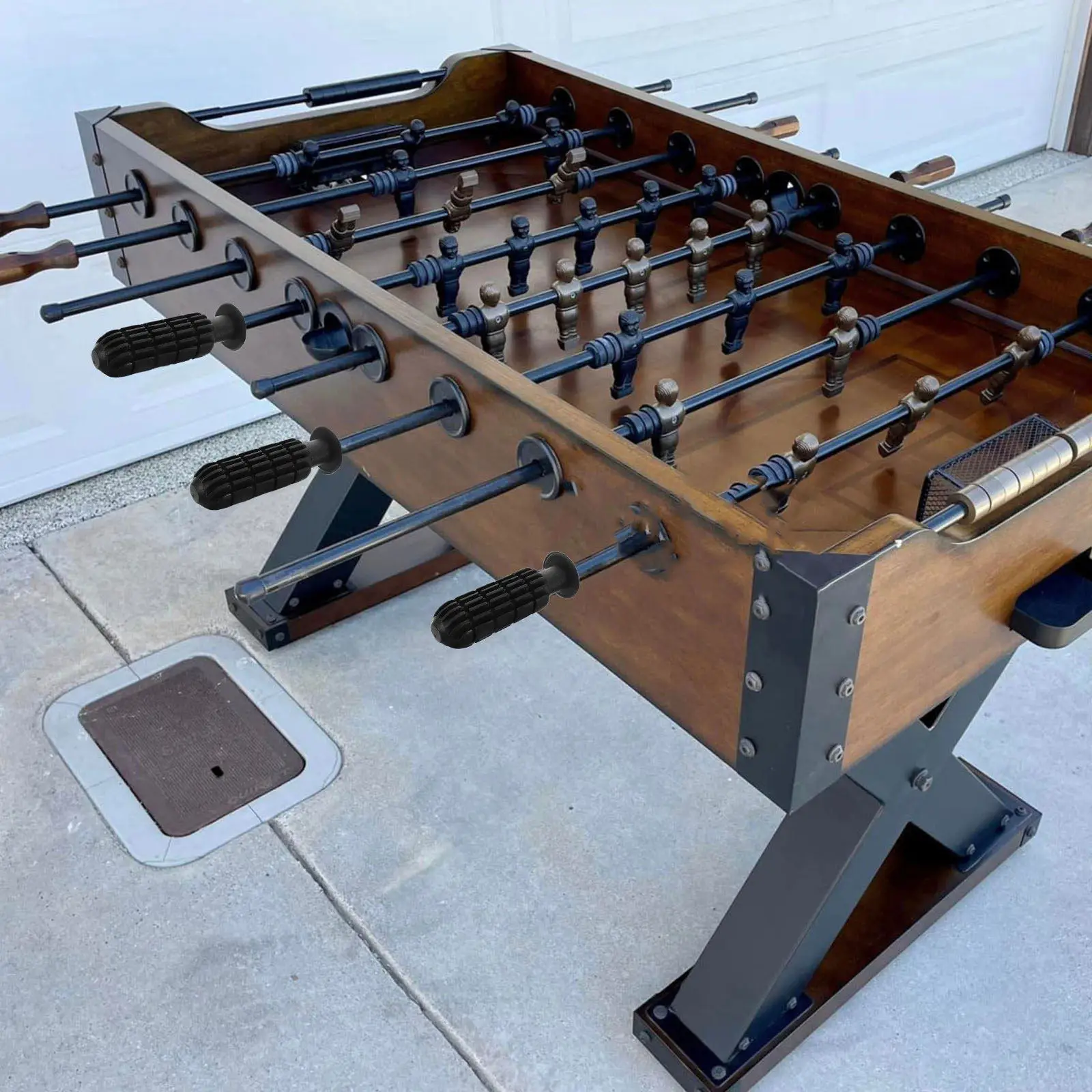 1Set Convenient Foosball Handle Replacement Set Sturdy Plastic Construction Precise Control Toothed Design Universal Fit
1Set Convenient Foosball Handle Replacement Set Sturdy Plastic Construction Precise Control Toothed Design Universal Fit