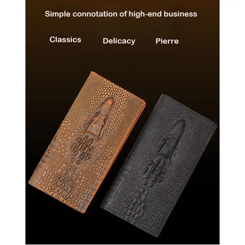 Luxury Long Wallet Multi-function Money Bag Card Holder Money Bag with Wrist Strap Alligator Pattern Coin Purse for Male
Luxury Long Wallet Multi-function Money Bag Card Holder Money Bag with Wrist Strap Alligator Pattern Coin Purse for Male