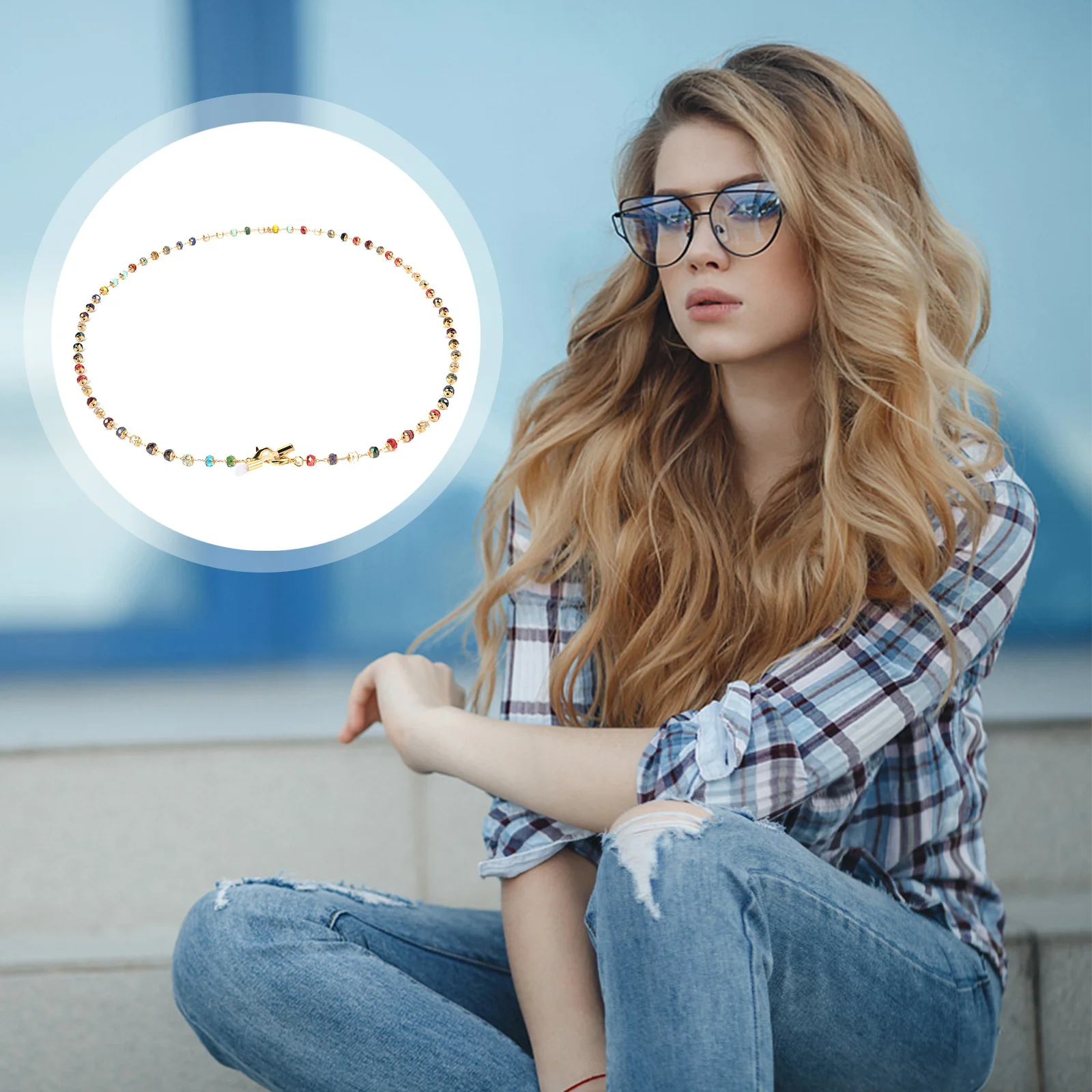 Colorful Crystal Beaded Glasses Chain Bohemian Glass Chain for Women Fashion Sunglasses Lanyard Reading Glasses Holder Dainty
Colorful Crystal Beaded Glasses Chain Bohemian Glass Chain for Women Fashion Sunglasses Lanyard Reading Glasses Holder Dainty