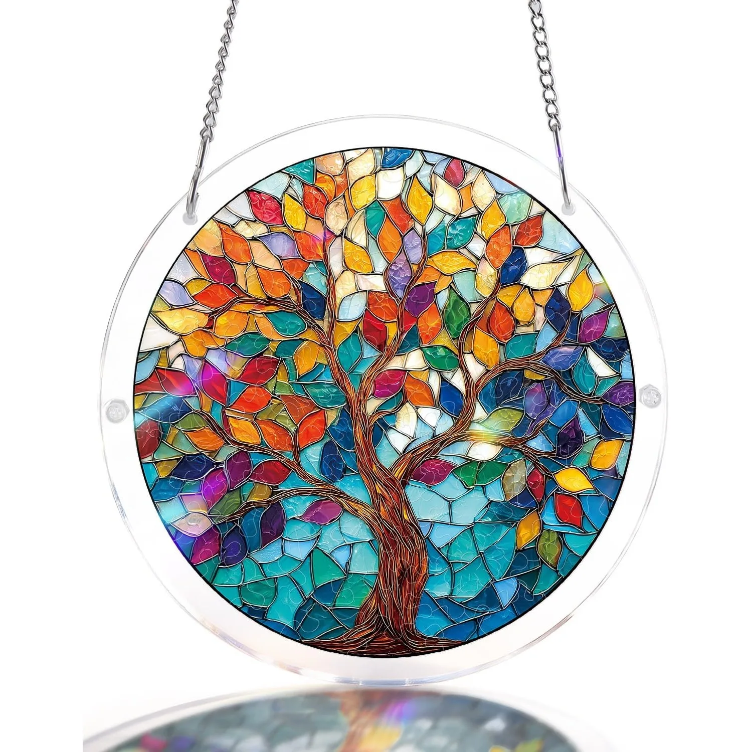 Bohemian Style Acrylic Suncatcher Color Printing Window Decor Light Capturing Ornament Housewarming Holiday Gift
Bohemian Style Acrylic Suncatcher Color Printing Window Decor Light Capturing Ornament Housewarming Holiday Gift