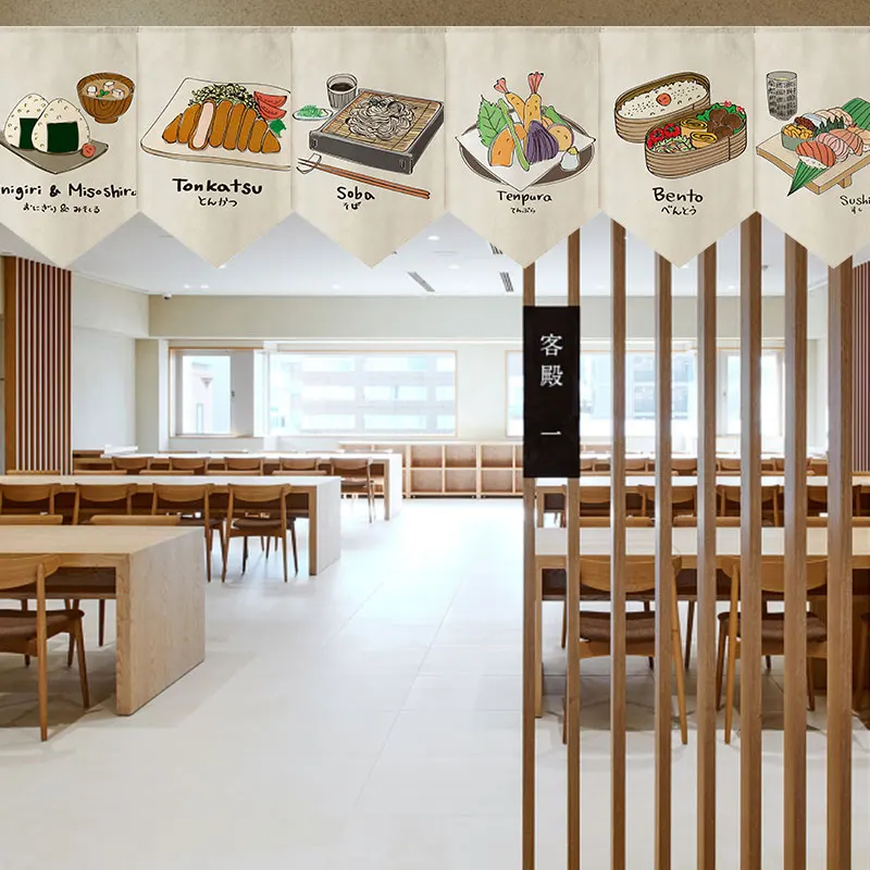 Sushi Restaurant Shop Short Curtain Japanese Hanging Curtain Door Triangle Flag Kitchen Noren Tenpura Ramen Izakaya BIstro Decor
Sushi Restaurant Shop Short Curtain Japanese Hanging Curtain Door Triangle Flag Kitchen Noren Tenpura Ramen Izakaya BIstro Decor