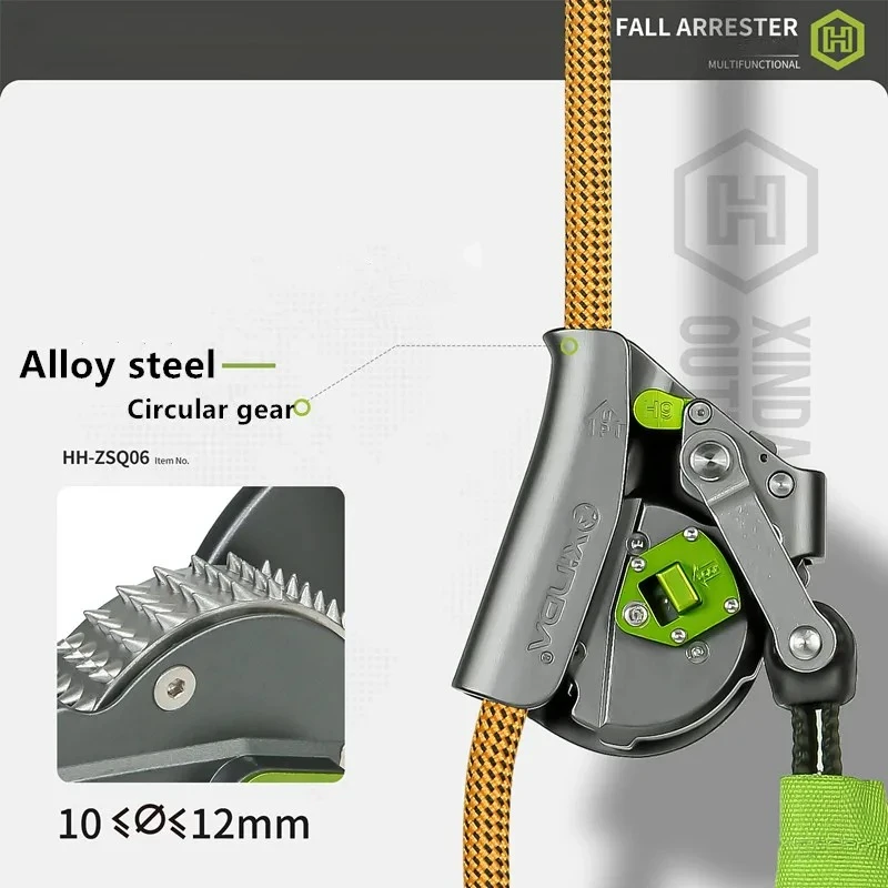 Fall Arrester Device Rock Climbing High-Altitude Operation Speed Descent Anti Fall Protector Rope Buffer Bag
Fall Arrester Device Rock Climbing High-Altitude Operation Speed Descent Anti Fall Protector Rope Buffer Bag