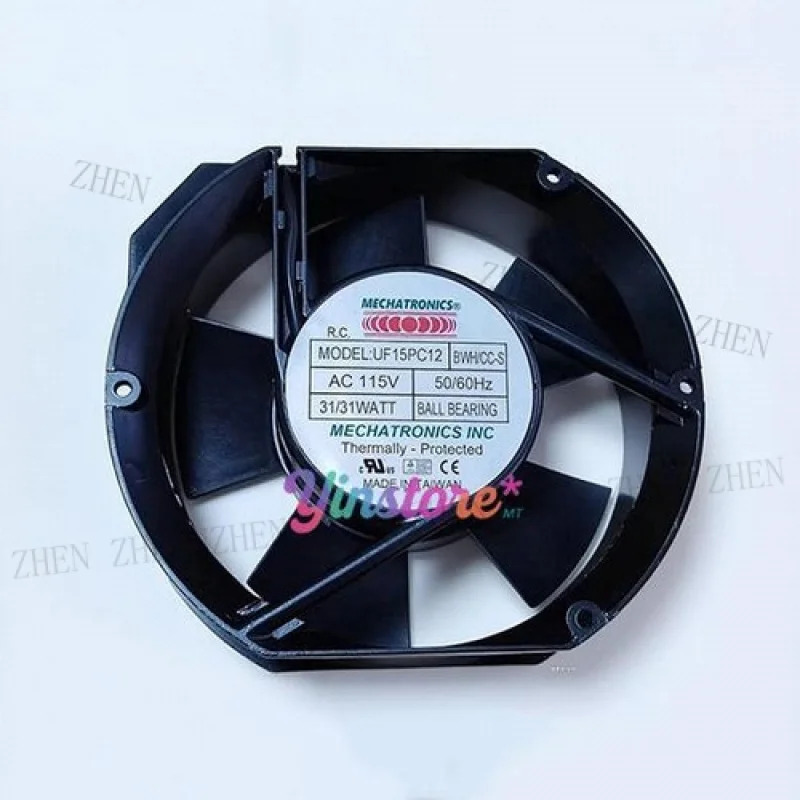 Y 1Pc. New FOR Mechatronics UF15PC12 BWH Cooling Fan 17251 AC115V 31/31W 17CM Plug-in
Y 1Pc. New FOR Mechatronics UF15PC12 BWH Cooling Fan 17251 AC115V 31/31W 17CM Plug-in